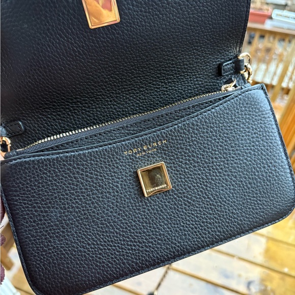 Tory Burch Black Leather Crossbody Bag - Picture 3 of 5